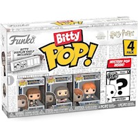 FUNKO BITTY POP! HARRY POTTER: 4 FIGURAS COLECCIONABLES, INCLUYE HERMIONE,