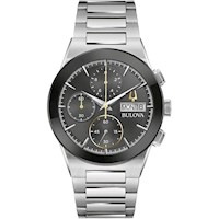 RELOJ BULOVA MILLENIA PARA HOMBRE, CRONÓGRAFO, DÍA/FECHA, ACERO INOXIDABLE Y
