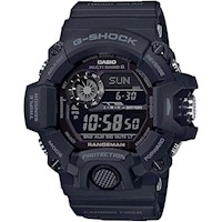 CASIO G-SHOCK GW9400-1B, RELOJ DIGITAL PARA HOMBRE, COLOR NEGRO, ENERGÍA SOLAR