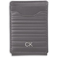 BILLETERA MAGNÉTICA CALVIN KLEIN DE CUERO CON PROTECCIÓN RFID Y DISEÑO FRONTAL