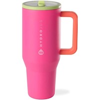 HYDROJUG TRAVELER, VASO MODERNO CON ASA, PAJILLA ABATIBLE, RESISTENTE A FUGAS