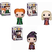 FUNKO POP! HOCUS POCUS - SARAH, WINIFRED Y MARY CON BOLITAS DE QUESO