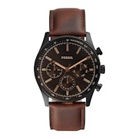 RELOJ FOSSIL SULLIVAN MULTIFUNCIÓN PARA HOMBRE CON CORREA DE CUERO MARRÓN,