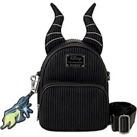 BOLSOS LOUNGEFLY WDBK3825 CUERO VEGANO NEGRO DISNEY VILLAINS MALEFICENT