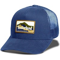 TIMBERLAND GORRA DE CAMIONERO PARA HOMBRE CON AJUSTE DE MALLA Y ALA CURVA,