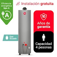Termotanque Rheem Tipo A 114LT GLP