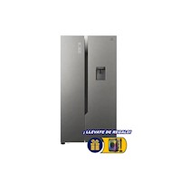 REFRIGERADORA INDURAMA 508 LTS NO FROST SIDE BY SIDE RI-788DI + PARLANTE DE REGALO EVERSOUND EV5003