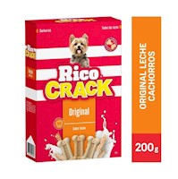Ricocrack Cachorros Original Sabor Leche Snack 200 gr