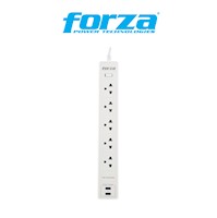 Forza Supresor De Pico 220v 1540w Mod Fsp-512usbw blanco