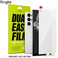 Mica de Goma Ringke DUAL EASY FILM - Galaxy S23 Ultra