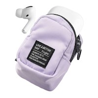 Mini Funda Ringke Para Galaxy Buds AirPods Lila