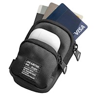 Mini Bolso Ringke Para Galaxy Buds Airpods 2 Bolsillos Negro