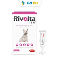 Rivolta 0.12 (5.1 - 10 Kg) x 1 Pipeta - Antipulgas y Antiparasitario para Perros