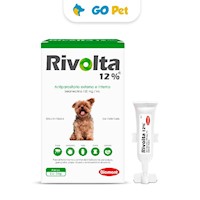 Rivolta 0.12 (2.6 - 5 Kg) x 1 Pipeta - Antipulgas y Antiparasitario para Perros