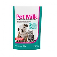 Sustituto de leche para perros y gatos Pet Milk Vetnil 300Gr