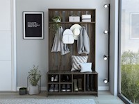 MUEBLE RECIBIDOR BEIJING - COÑAC , MODELO: BEIJING, COLOR: COÑAC, MARCA TUHOME
