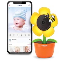 VTech RM9751 Yellow Daisy Smart Wi-Fi – Cámara para bebé