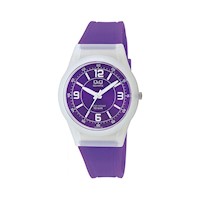 Reloj Q&Q Acuático Original para Mujer - Morado