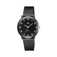 Reloj Q&Q Acuático Original para Mujer - Negro Fondo Negro