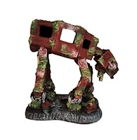 Adorno decorativo robot AT-AT Star Wars en resina para peceras y acuarios
