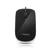 Mouse Cybertel ROCKERCYB M202BK alámbrico USB color negro