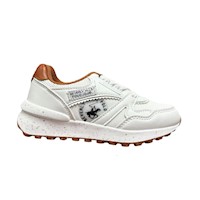 Zapatillas Beverly Hills Polo Club Rocket White Niños