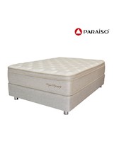 Colchón Paraíso royal dinasty 1.5 plazas + 01 almohada visco+ 01 protector
