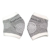 Rodillera Ergonomica Antideslizante Premium Plomo maternelle para Bebé , aprendiendo a gatear