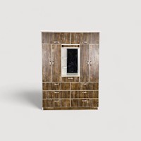 ROPERO 150CM CON TOCADOR – 6 PUERTAS – COLOR SENDA