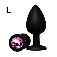 Plug de Silicona Talla L Dilatador Anal Rosado