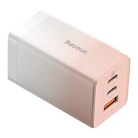 Cargador rápido Baseus GaN3 Pro de 65W 2c+usb CCGAN65C3 rosa