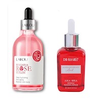 Serum Bulgari Rose - Laikou + Serum Alpha Hydroxy Acid AHA-BHA - Dr Rashel