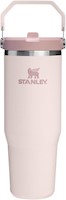 VASO ACERO INOXIDABLE STANLEY ICEFLOW - CON SORBETE REUTILIZABLE ANTIFUGAS