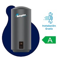 Terma Eléctrica de Acumulación Rotoplas Ecosmart Plus 80 L Gris