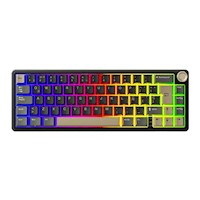 Royal Kludge - Teclado R65 Wired 65% Phantom Switch Brown