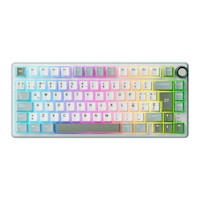 Royal Kludge - Teclado R75 Wired 75% Sky Cyan Switch K Silver