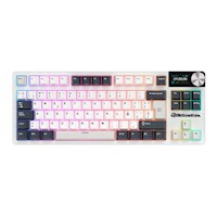 Royal Kludge - Teclado S85 Wireless TKL White Night Switch Cloud