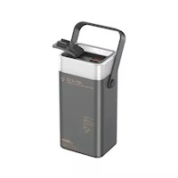 Cargador portatil with LED Light 40000mAh  PD20W+QC22.5W MODELO RPP-596 GRIS
