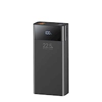 Cargador portatil 20000mAh  PD20W+ QC 22.5W MODELO RPP-672 NEGRO