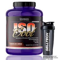 Proteína Ultimate Nutrition Iso cool 5 lb Chocolate + Shaker