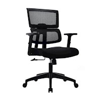 Silla de Oficina Giratoria Flip Basculante Negro Ofideas