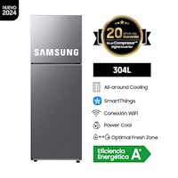 Refrigeradora Samsung 304LT Top Freezer Silver