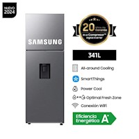 Refrigeradora de 341 Lts con Dispensador de Agua Samsung RT35DG5720S9 Silver