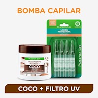 Placenta Life Bomba Capilar Coco + Filtro Uv