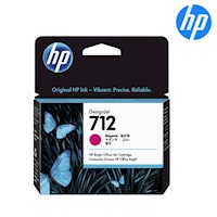 Cartucho de Tinta HP 712 Magenta 29 ml Original 3ED68A para DesignJet