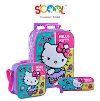 Scool - Set Kombat Maleta Med Eva 3D Hello Kitty C
