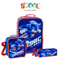 Scool - Set Kombat Maleta GDE Eva 3D Sonic Movie