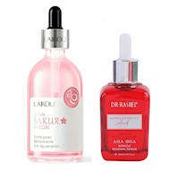 Serum Japan Sakura - Laikou + Serum Alpha Hydroxy Acid AHA-BHA - Dr Rashel