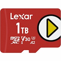 Lexar Play Micro SD 1TB SDXC UHS-I-CARD, compatible con Nintendo-Switch, dispositivos de juegoportátiles, teléfonos inteligentes y tabletas