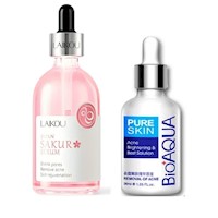 Serum Japan Sakura - Laikou + Serum Anti Acne - Bioaqua